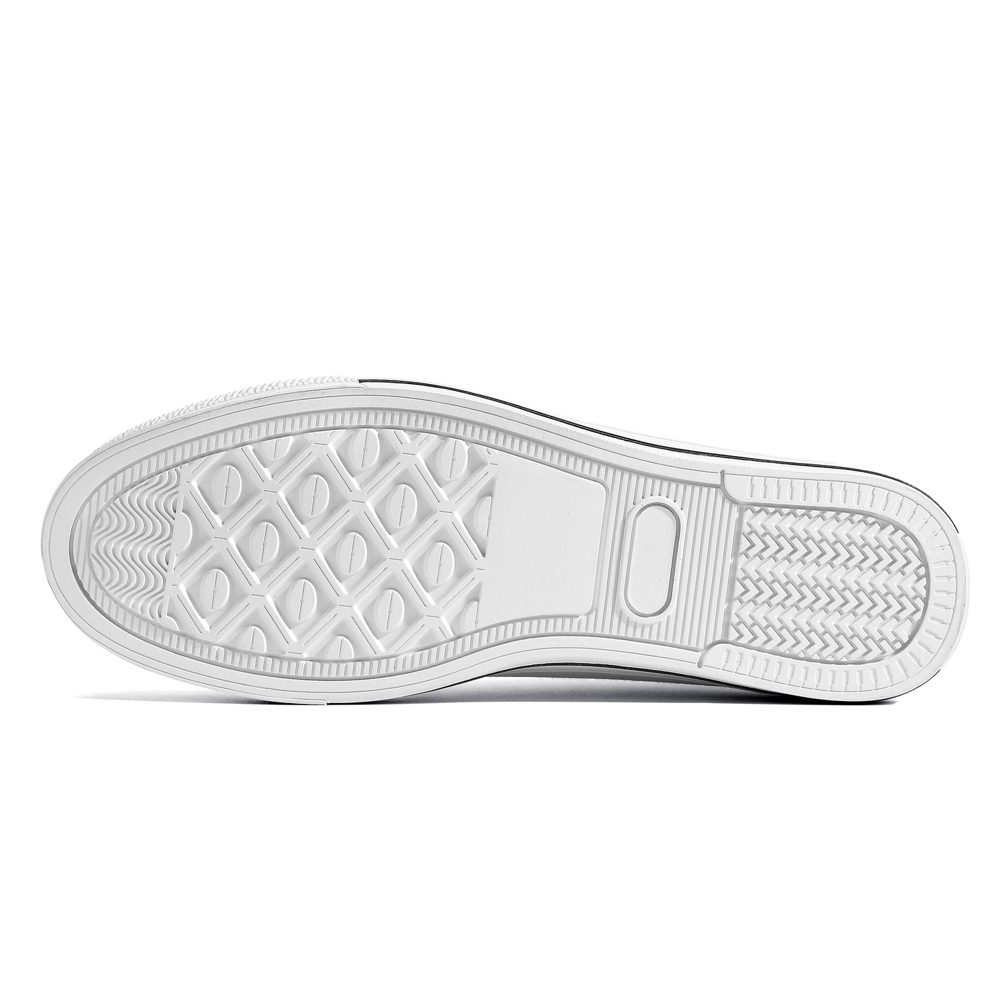 Copy of FWS High-Top Canvas Shoes With Customized Tongue - White
