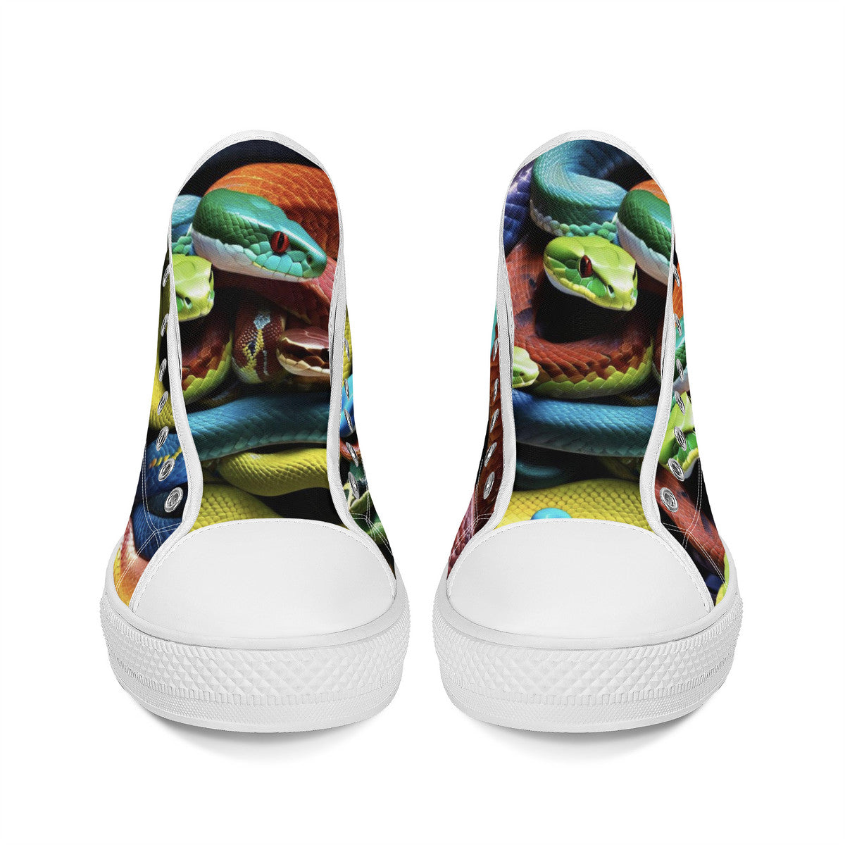 Copy of FWS High-Top Canvas Shoes With Customized Tongue - White