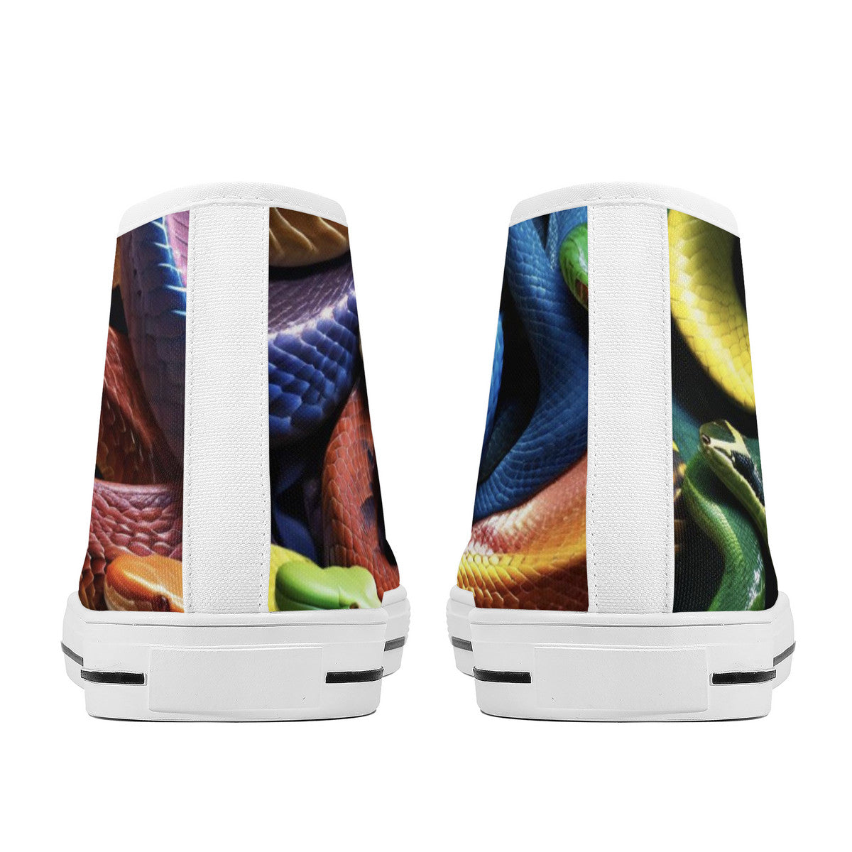 Copy of FWS High-Top Canvas Shoes With Customized Tongue - White